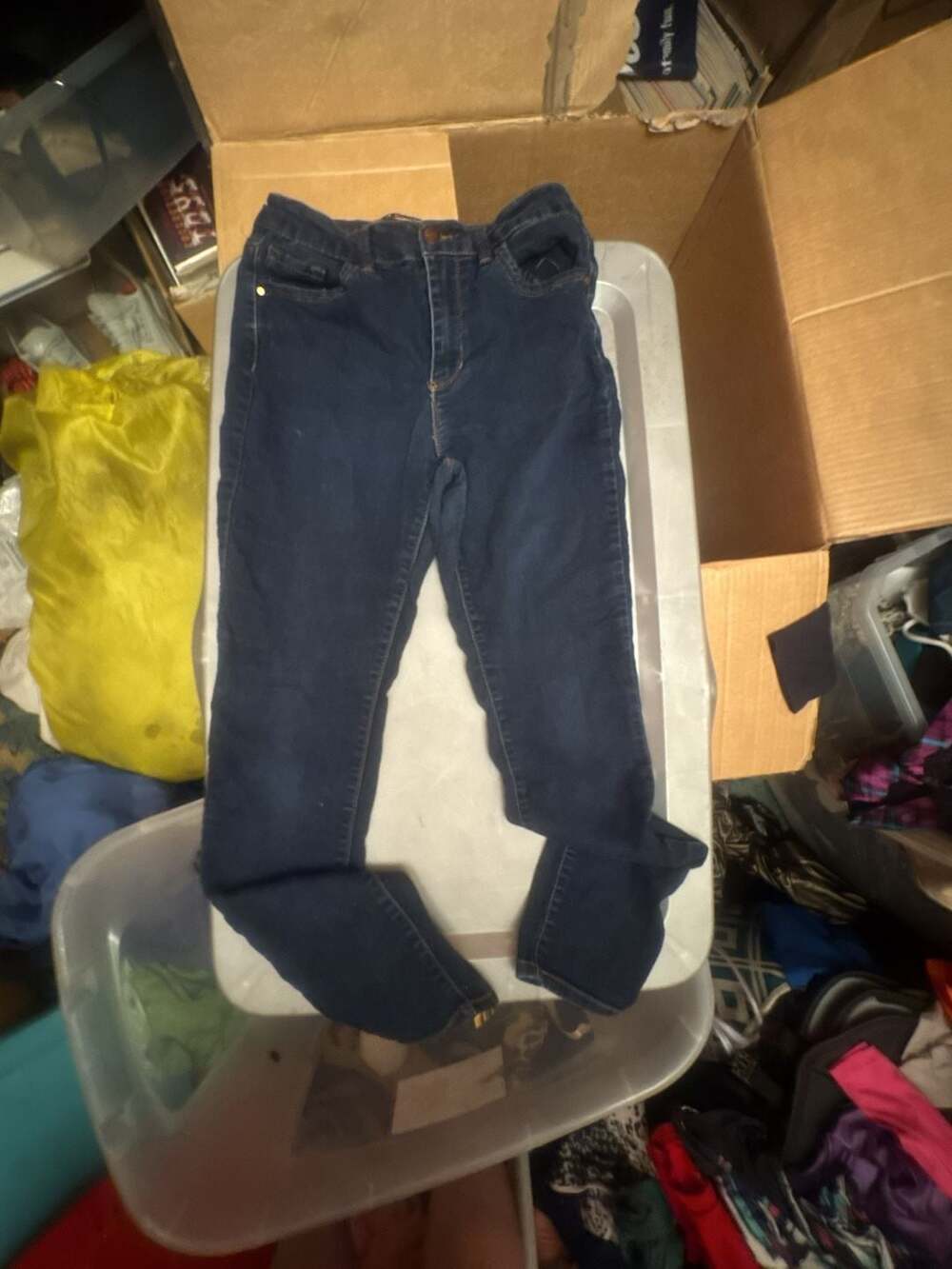 d.jeans Women's Dark Wash Skinny Denim Jeans Size 8 - Picture 1 of 6